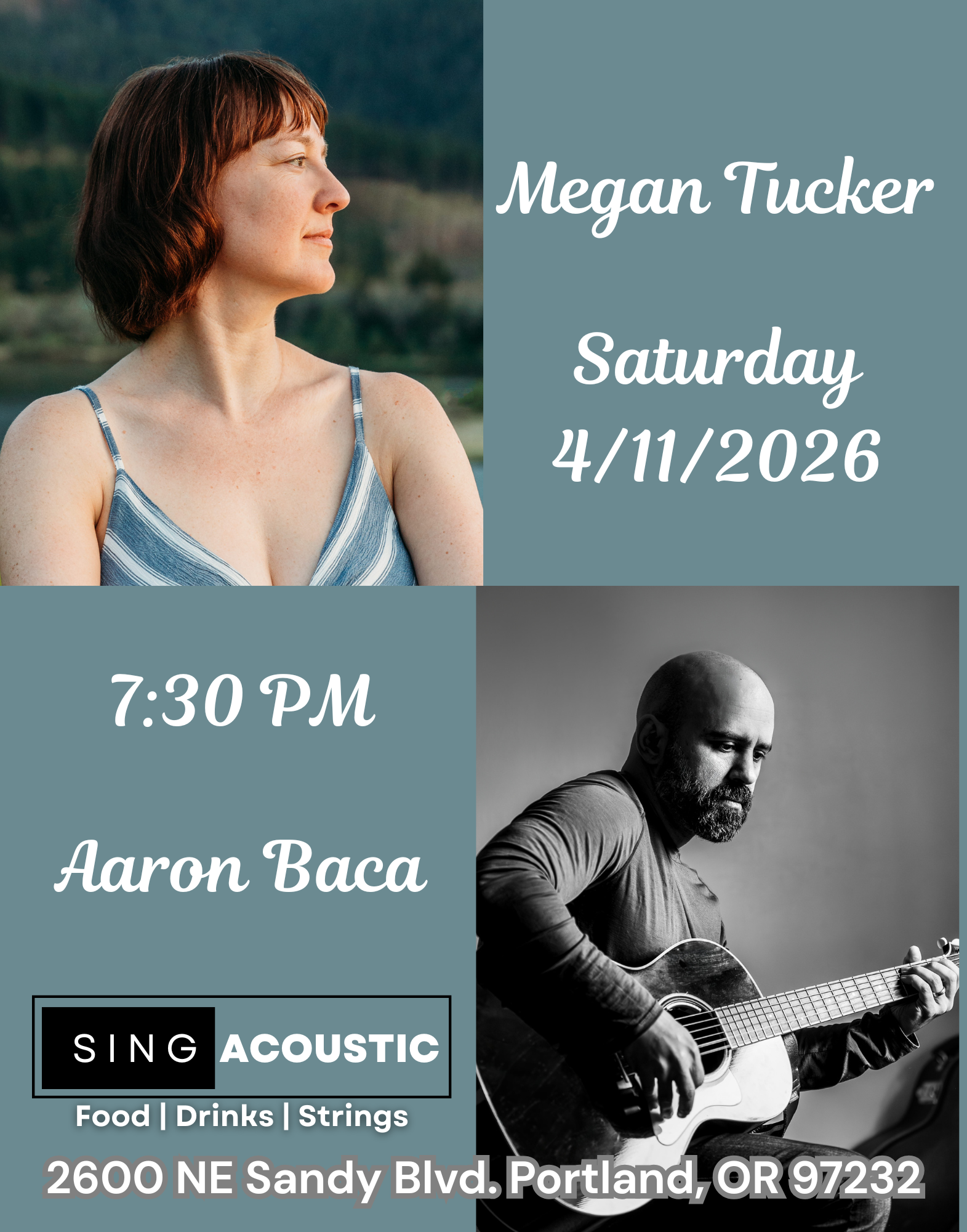 Megan Tucker with Aaron Baca