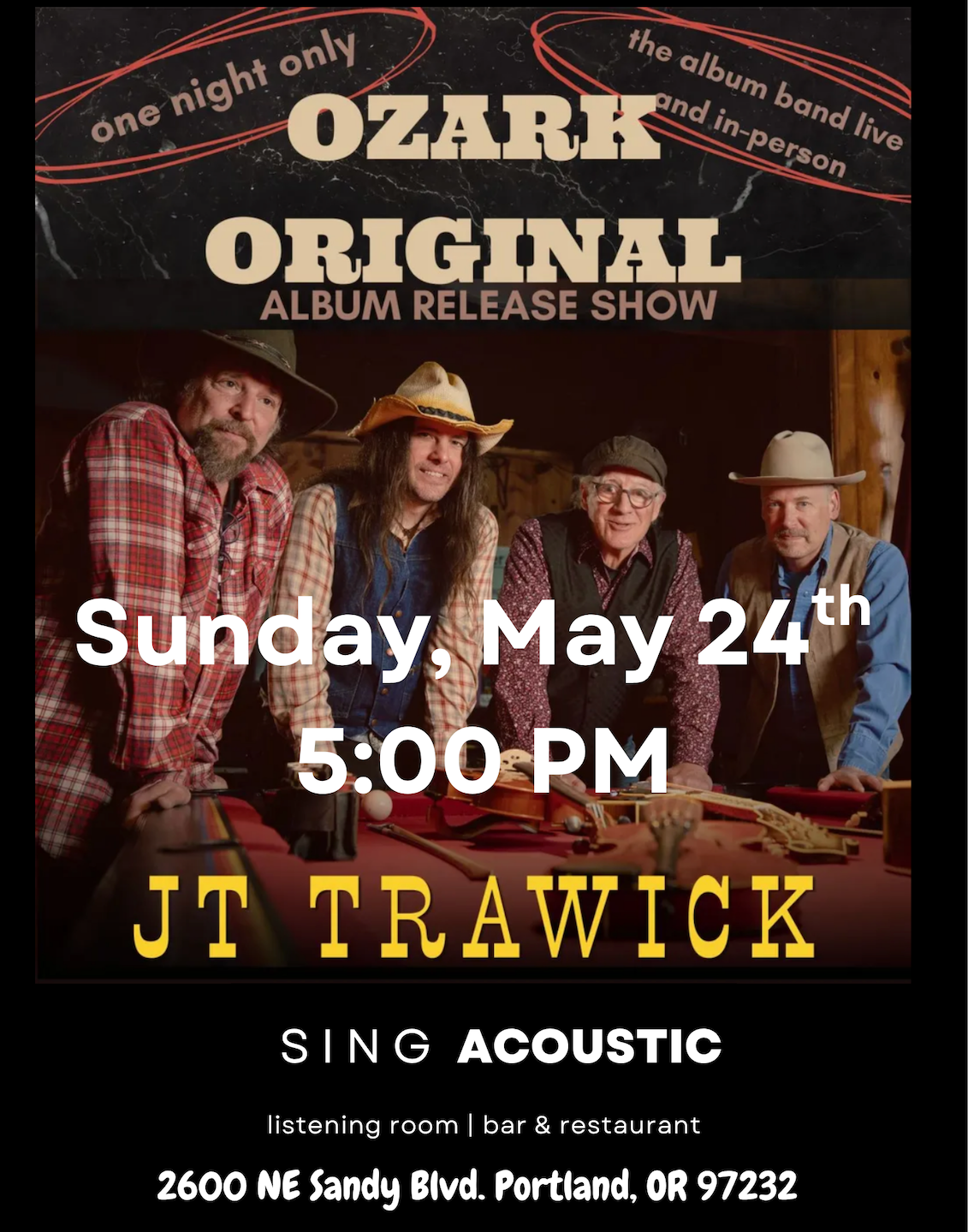 OZARK ORIGINAL - ALBUM RELEASE SHOW