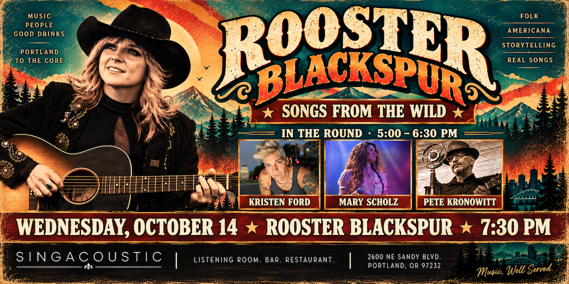Rooster + Banner