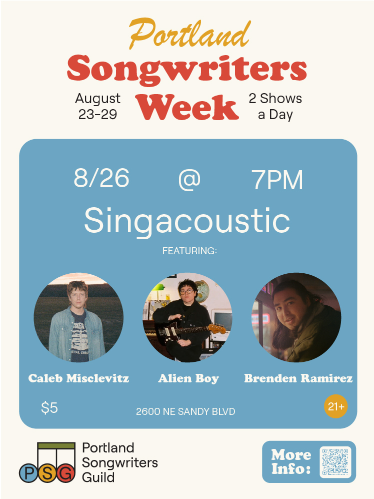 Portland songwriters Guild Presents