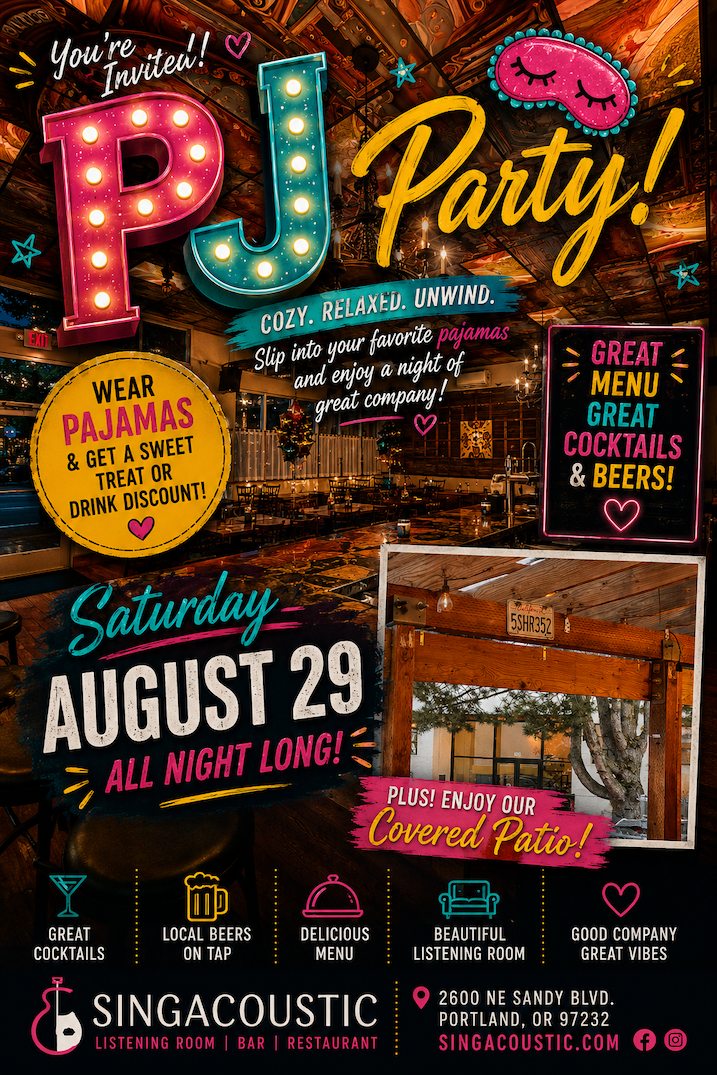 MISCHIEF AFTER DARK, The Singacoustic Pajama Party